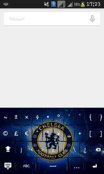 Chelsea Keyboard Theme screenshot 3