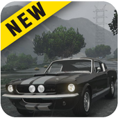 Muscle Car Ford Mustang Driving Simulator आइकन