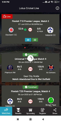 Lotus Cricket Fast line screenshot 1