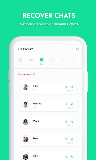 Data Recover Images Videos Chats For WhatsApp Free screenshot 2