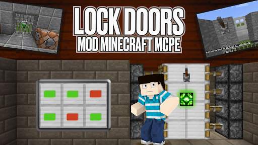 Lock Doors Mod Minecraft MCPE screenshot 1