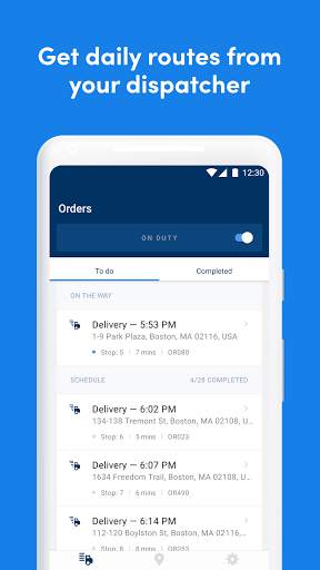 OptimoRoute Driver screenshot 1