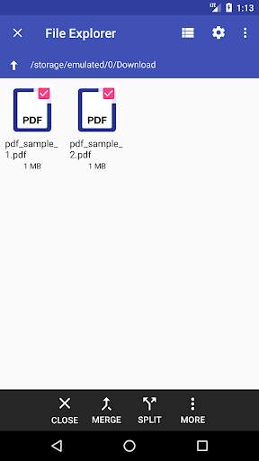 Multiple PDF Merger screenshot 3