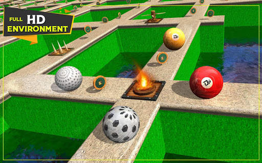 Maze Ball Balancer - extreme Labyrinth puzzle screenshot 20