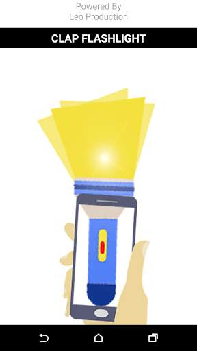 Flashlight on Clap - Turn on flashlight in 2018 screenshot 1