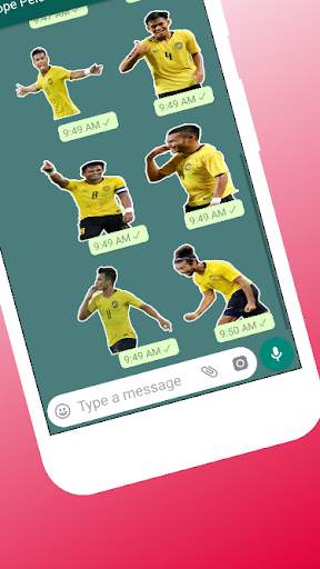Sticker Bola Sepak Malaysia screenshot 3
