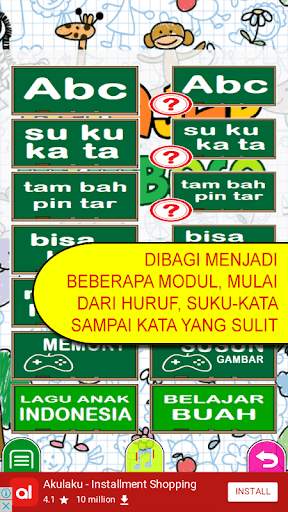 Ayo Belajar Membaca screenshot 2