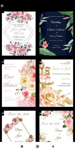 Invitation maker 2020 Birthday & Wedding card Free screenshot 7
