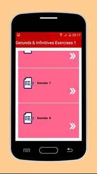 Gerund and Infinitive Exercises screenshot 3