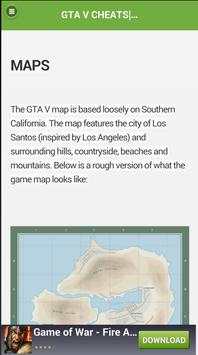 Cheats|Maps for GTA V screenshot 3