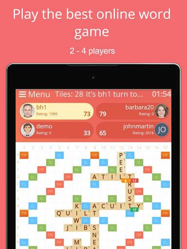 Rackword - Free real-time multiplayer word game screenshot 16