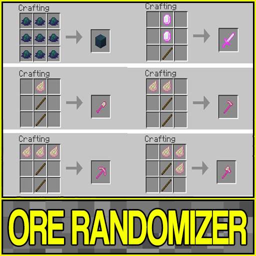 Ore Randomizer Craft Mod for MCPE 1.8