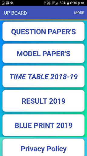 UP Board Class 10th Sample & question paper's 2020 screenshot 1