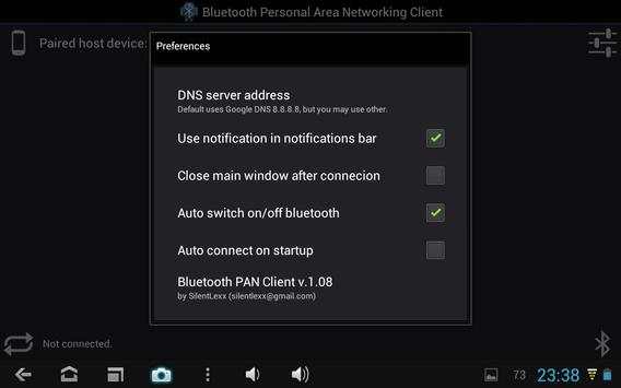 Bluetooth PAN screenshot 3