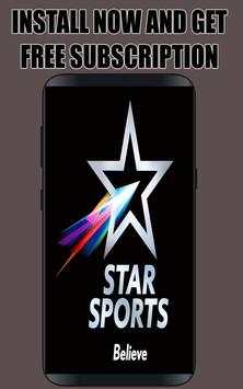 Star Live Cricket Sport TV Channel(Guide TV Tips) स्क्रीनशॉट 2