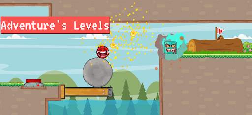 Ball V - Red Bounce Ball 5 screenshot 1