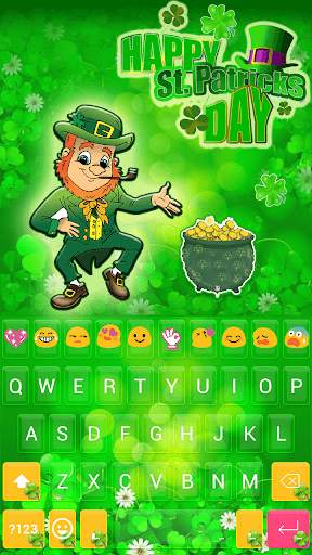 St. Patrick Day Emoji Keyboard स्क्रीनशॉट 1