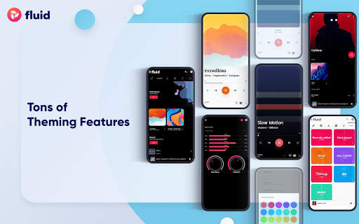 Fluid: Mp3 music player with floating widget screenshot 4