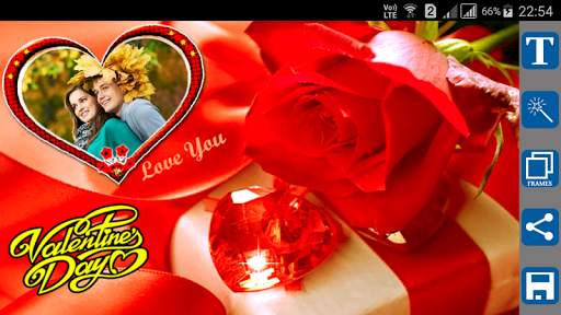 Valentine Frames 2 تصوير الشاشة