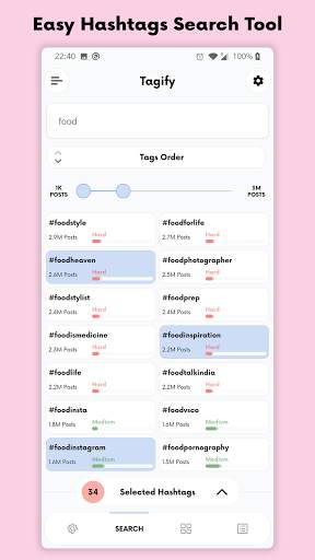Tagify: hashtags for Instagram screenshot 2
