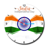 India clock live wallpaper icon