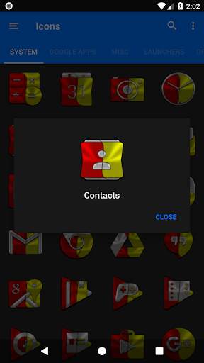 Red and Yellow Icon Pack screenshot 5
