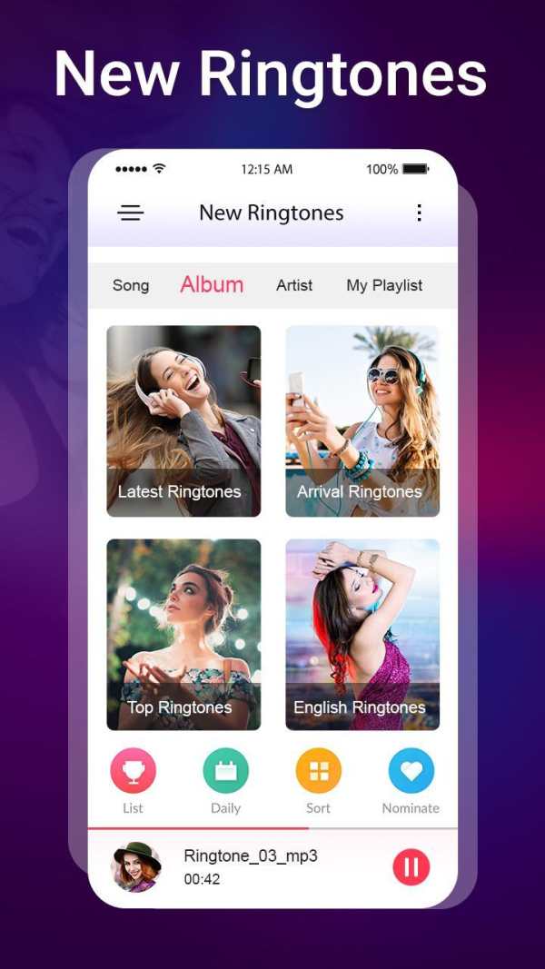 New Ringtone -Ringtone Maker & Cutter 3 تصوير الشاشة
