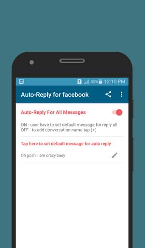 Auto-Reply for facebook स्क्रीनशॉट 2