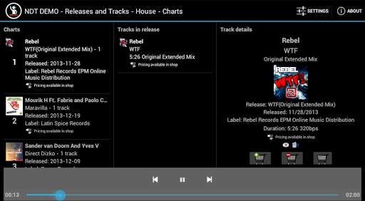 New Dance Tracks Demo скриншот 12