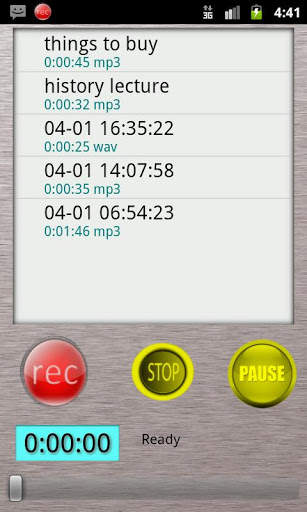 HQ Voice Recorder Lite screenshot 1