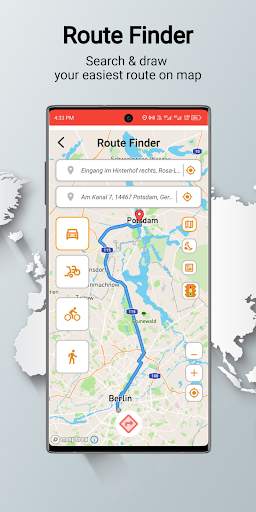 GPS Navigation Route tracker screenshot 1