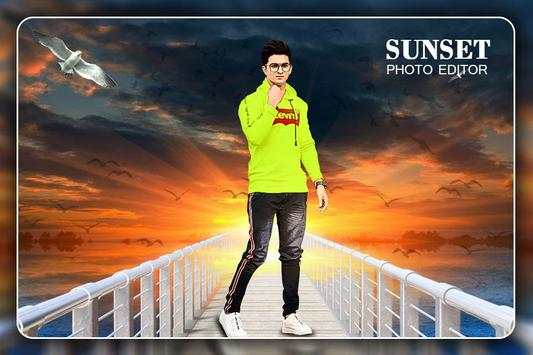 Sunset photo frame screenshot 4