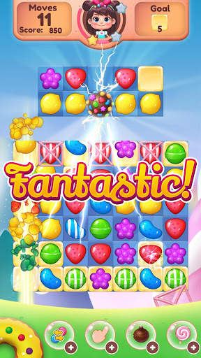 Delicious Sweets Smash : Match screenshot 7