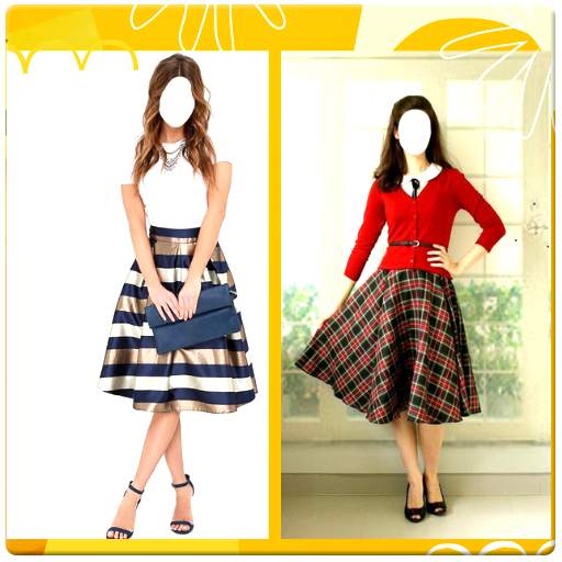 Women Mini Skirt Photo Suit 2.2
