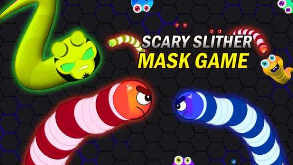 Worms Voracious Zone .io - Slithering Mask screenshot 1