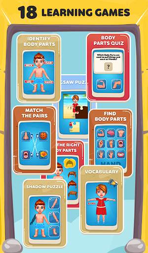 Human Body Parts Learning Game screenshot 8