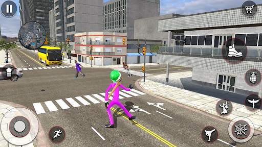 spider stickman Rope hero game screenshot 5