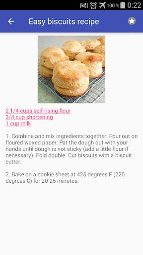 Biscuits recipes with photo offline screenshot 3