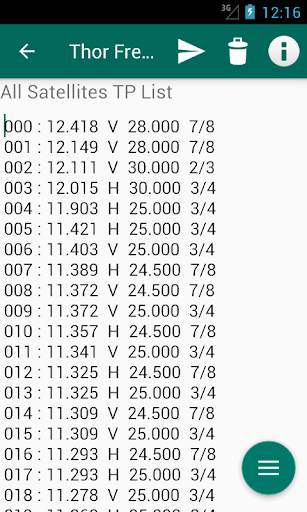 Thor Frequency List स्क्रीनशॉट 8