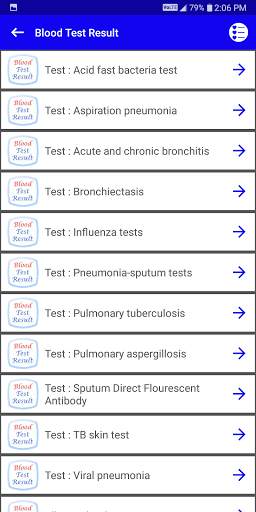 Blood Test Result screenshot 5