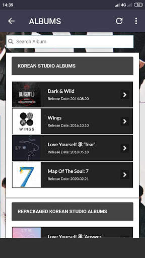 BTS Lyrics (Offline) screenshot 3