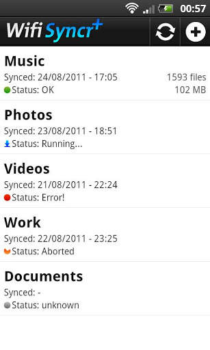 Wifi Syncr screenshot 1