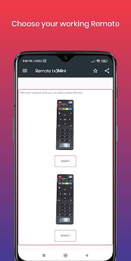 Remote  for tx3 mini box screenshot 3