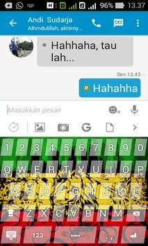 Tema Keyboard Reggae Rasta screenshot 2