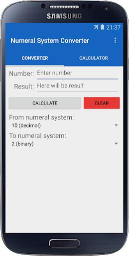 Numeral System Calculator screenshot 1