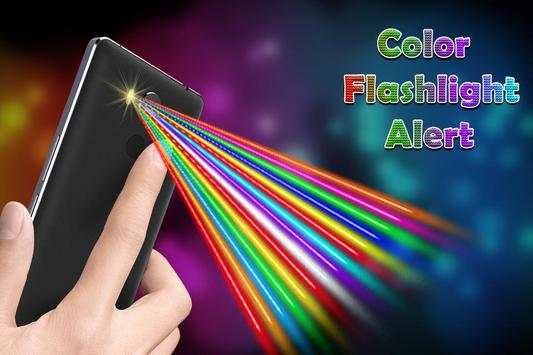 Color Flashlight on Call & SMS - Torch Flash Alert screenshot 1