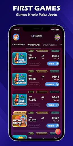 First Games - Play Free Games, WIN REAL CASH screenshot 2