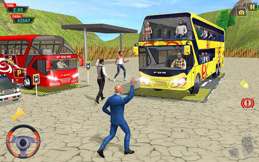 Tourist Bus Driver Game - Game Pelatih Bus screenshot 18
