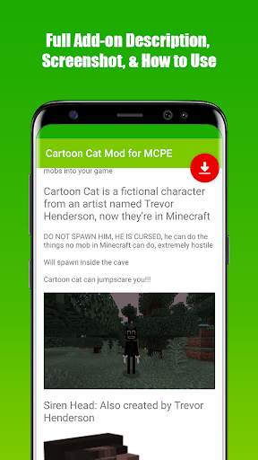 Cartoon Cat Mod for MCPE screenshot 2