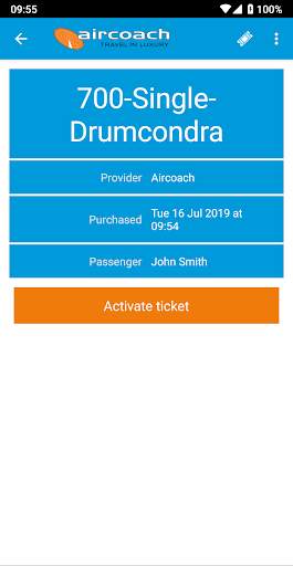 Aircoach - mobile ticketing App screenshot 3